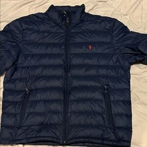 Polo by Ralph Lauren Men's Dark Blue Puffer Jacket